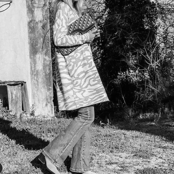 Vintage Zebra print corduroy coat - Picture 7 of 7